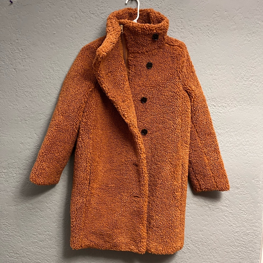 Teddy Sherpa J. Crew coat
